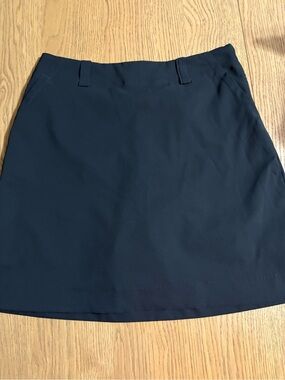 Nike black Midi A-Line Skirt with Belt Loops
